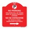 Signmission Violators Will Be Towed Away at Vehicle Owners Expense No Se Estacione Su Vehiculo, RW-1818-22736 A-DES-RW-1818-22736 - alternate 1
